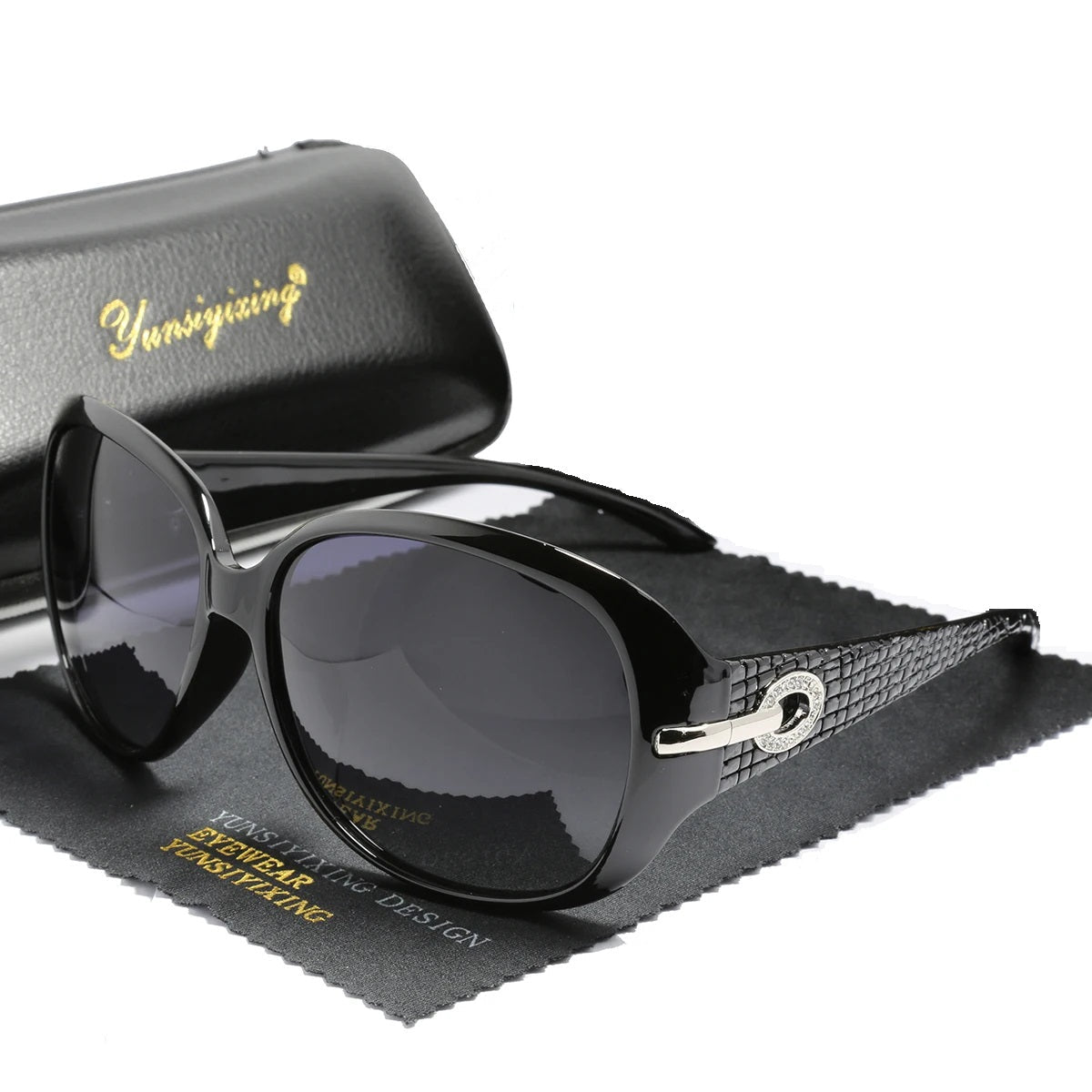 Women's Polarized Sunglasses - Vintage Big Frame Fashion Designer Shades