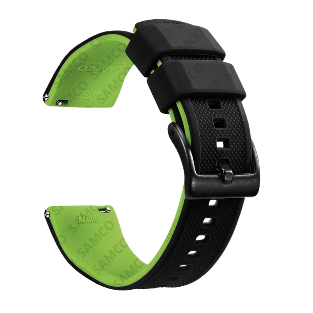 Premium Quick-Release Silicone Watch Band - Universal Replacement Strap