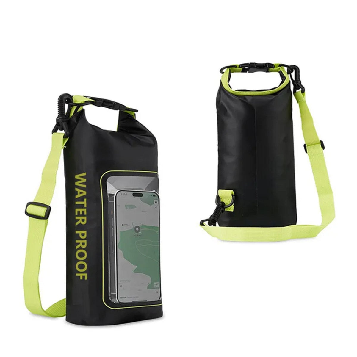 0.5 Gal Waterproof Dry Touch Screen Bag Roll-Top Pool Outdoor Gear Storage