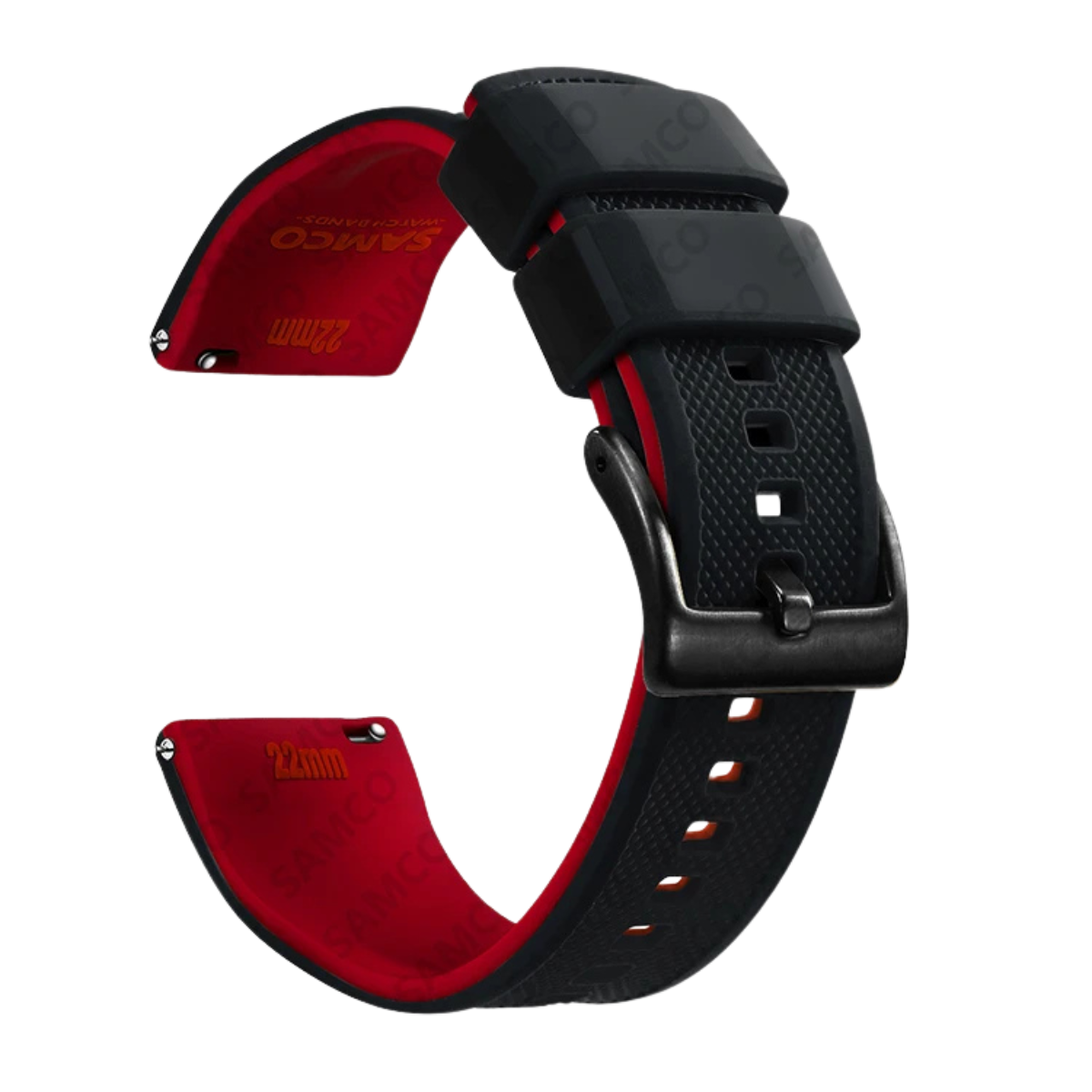 Premium Quick-Release Silicone Watch Band - Universal Replacement Strap