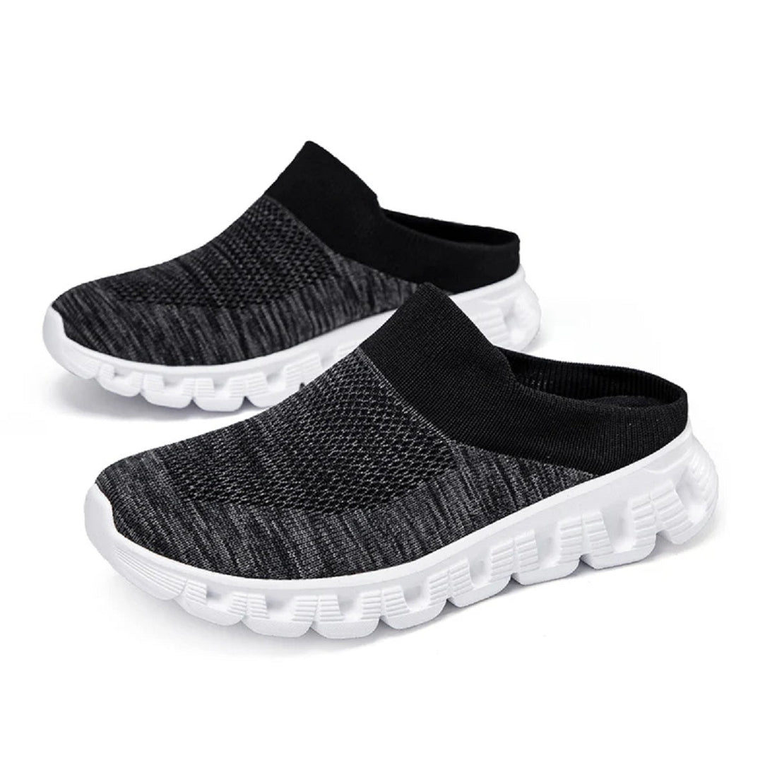 Backless Mules - Breathable Casual Sneakers and Open-Back Slippers