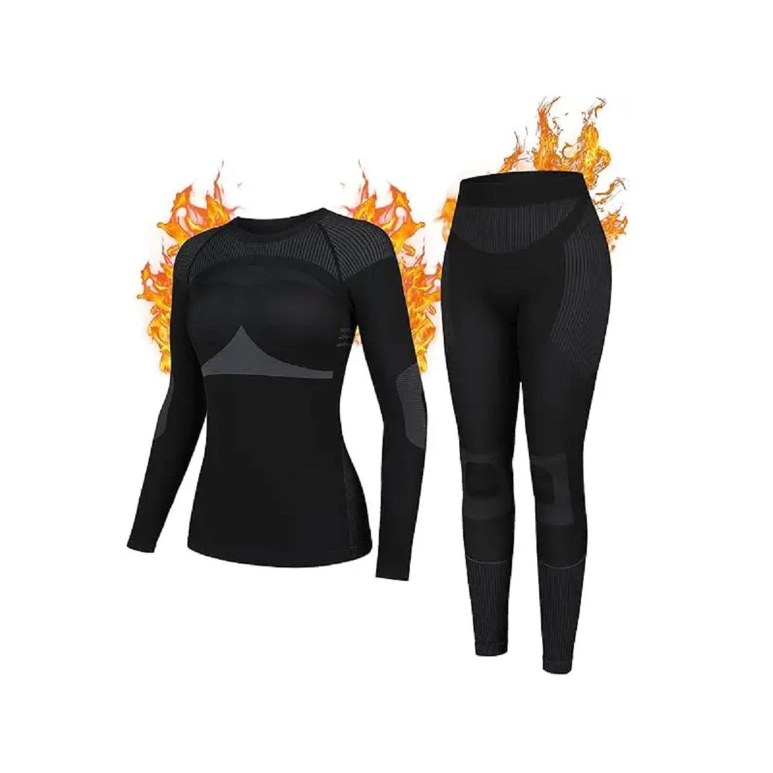 Women's Ski Thermal Underwear Top and Bottom Sets