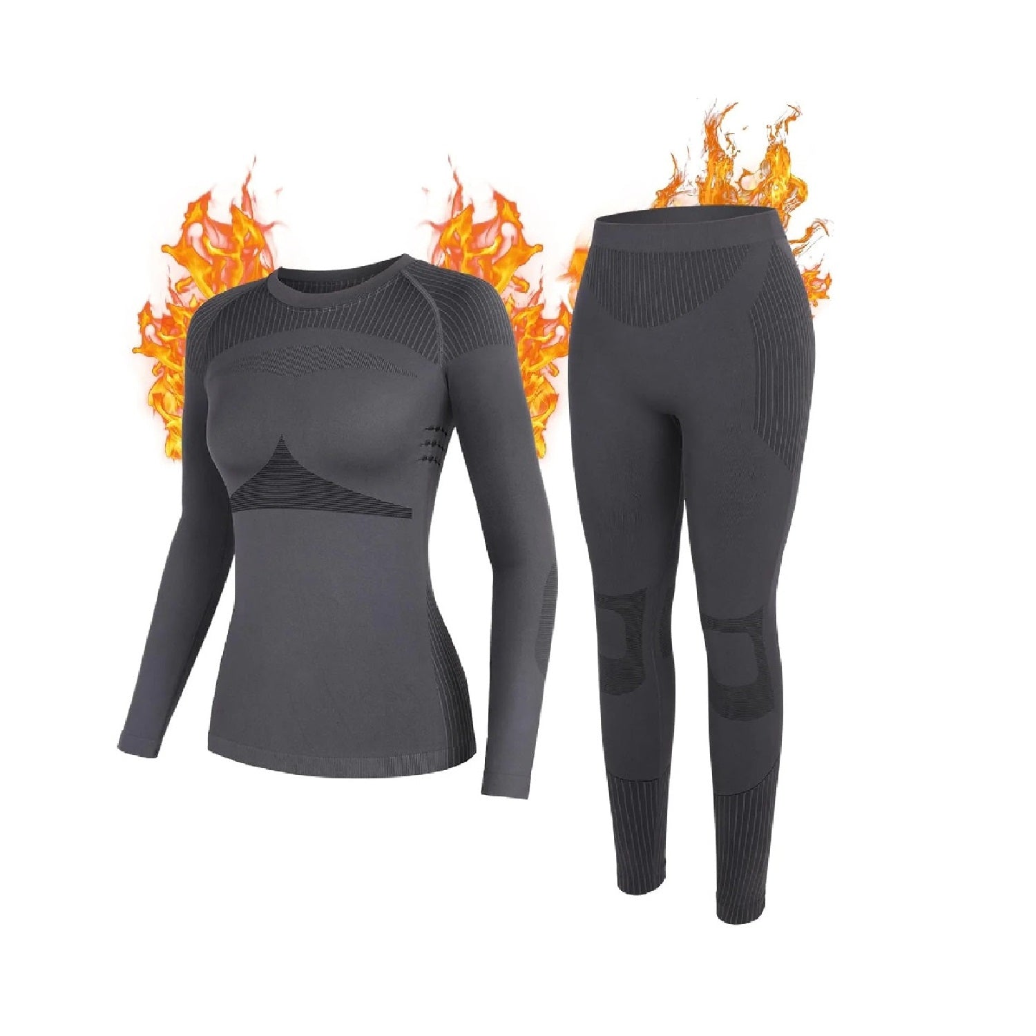 Women's Ski Thermal Underwear Top and Bottom Sets