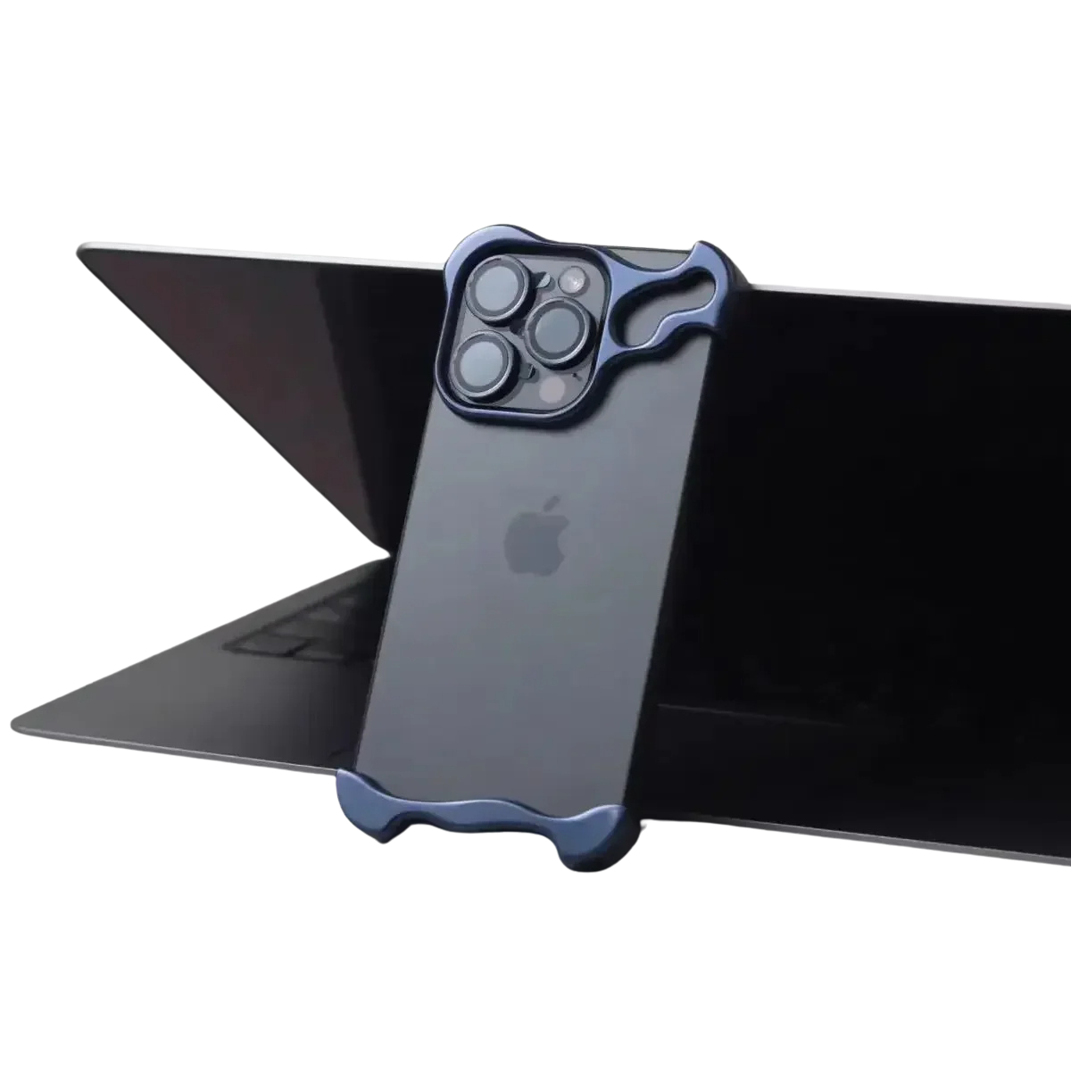 Irregular Aluminum Alloy Bumper Phone Case for iPhone