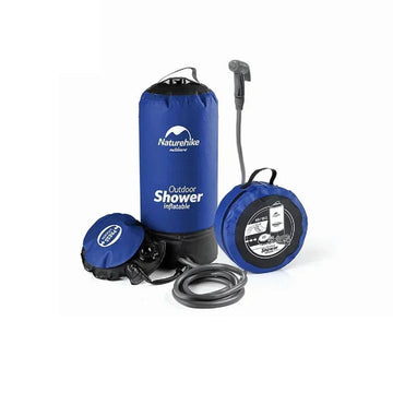 2.9 gal Portable Camp Shower with Foot Pump