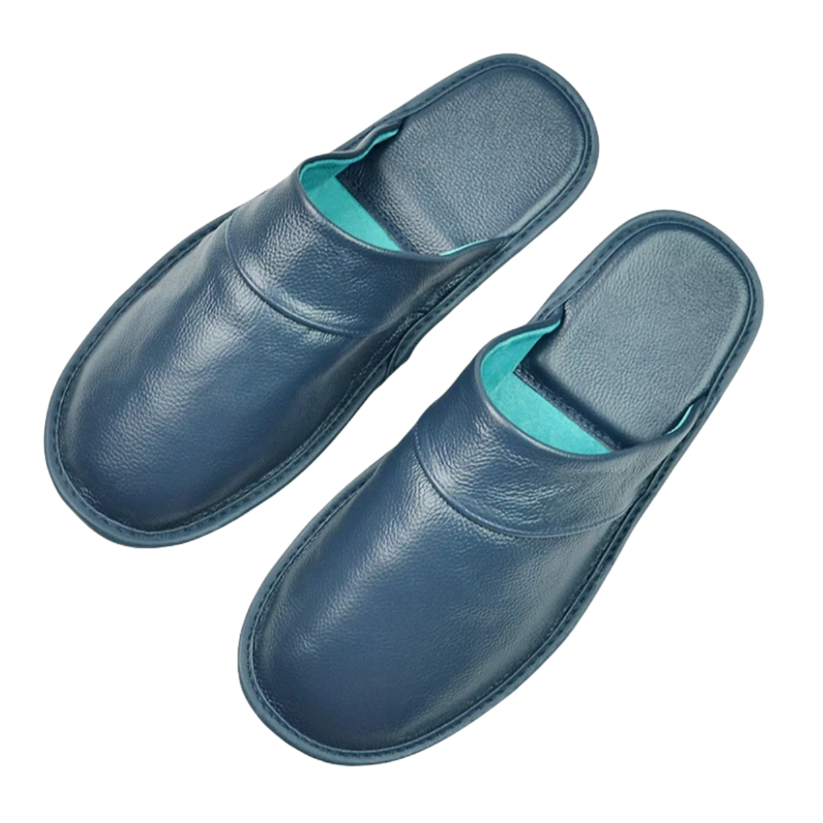 Genuine Leather Linen Slippers Indoor Outdoor for Men and Women Non-Slip Shoes