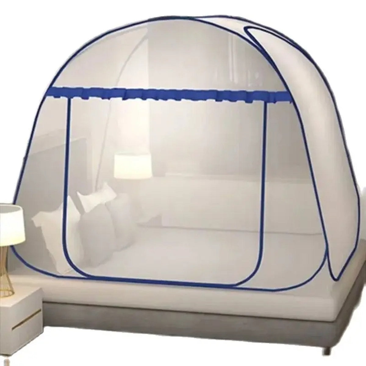 Foldable Yurt Mosquito Net - Portable Bed Canopy for Adults Camping and Home Use