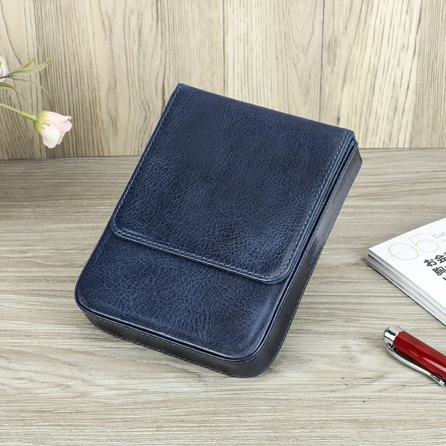 Handmade Pen Case Vintage Leather Storage