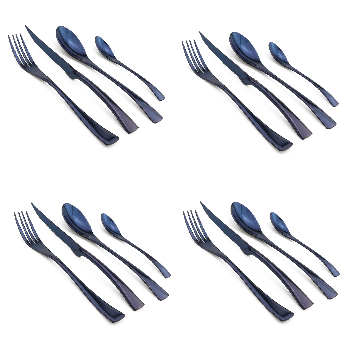 16 Pcs Stainless Steel Dinnerware Cutlery Set