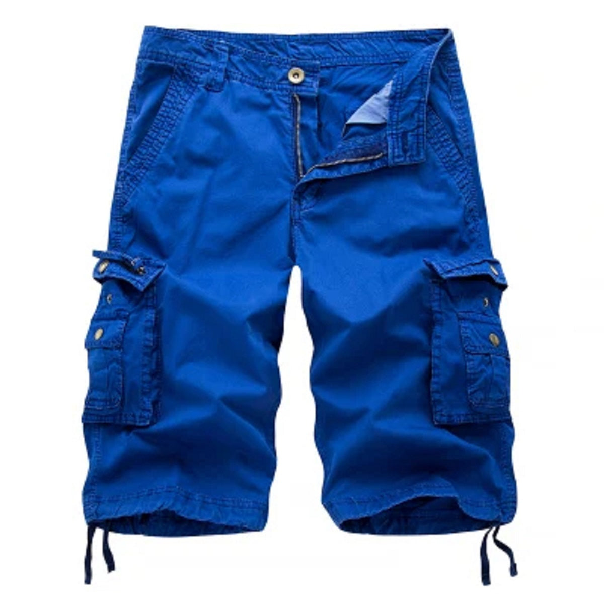 Men's Cotton Cargo Shorts - Summer Military Tactical Streetwear with Multi Pockets