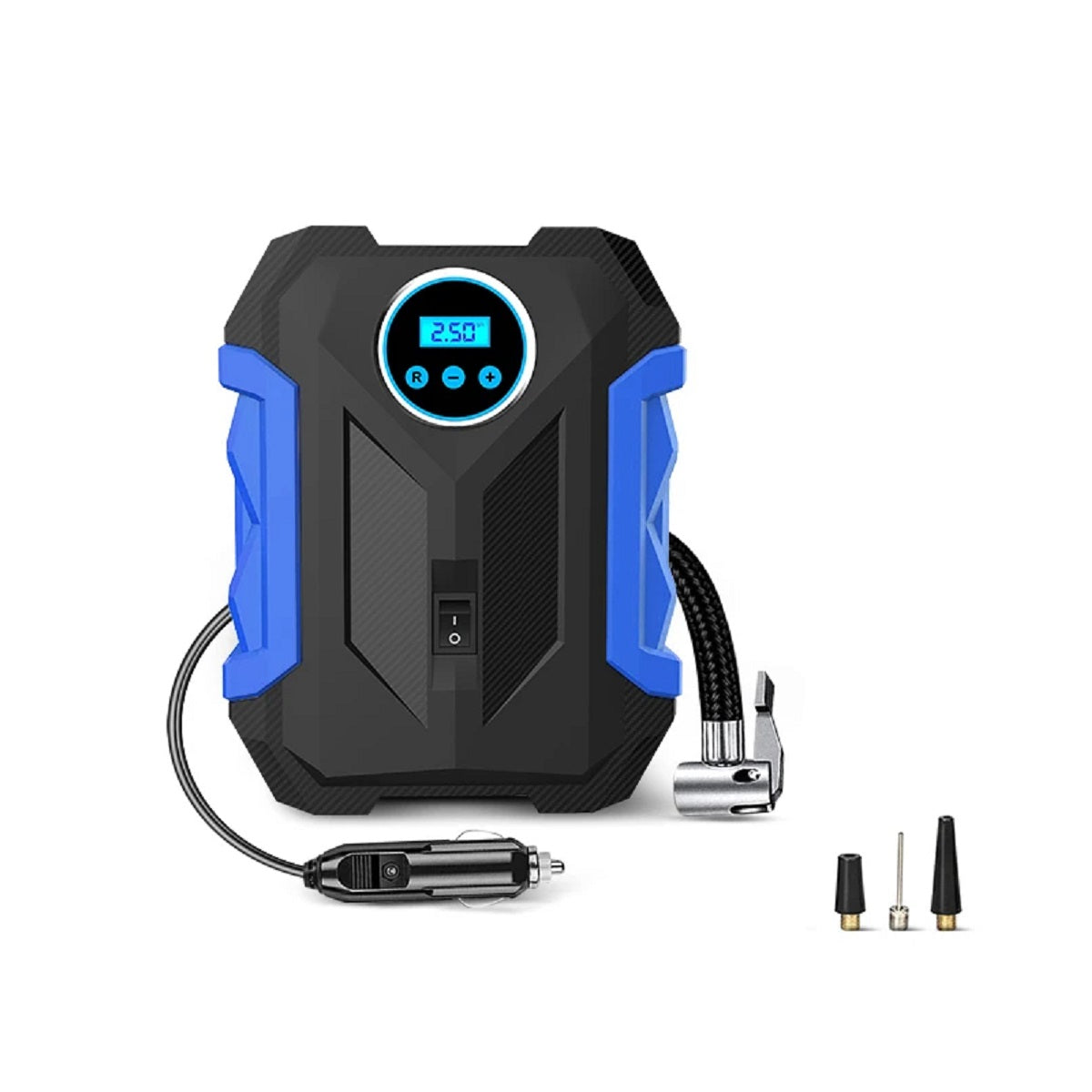 Portable Digital Air Compressor - Tire Inflator Pump with LED Light