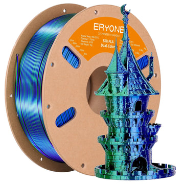 Pla Silk Dual-Colour Filament for 3D Printing