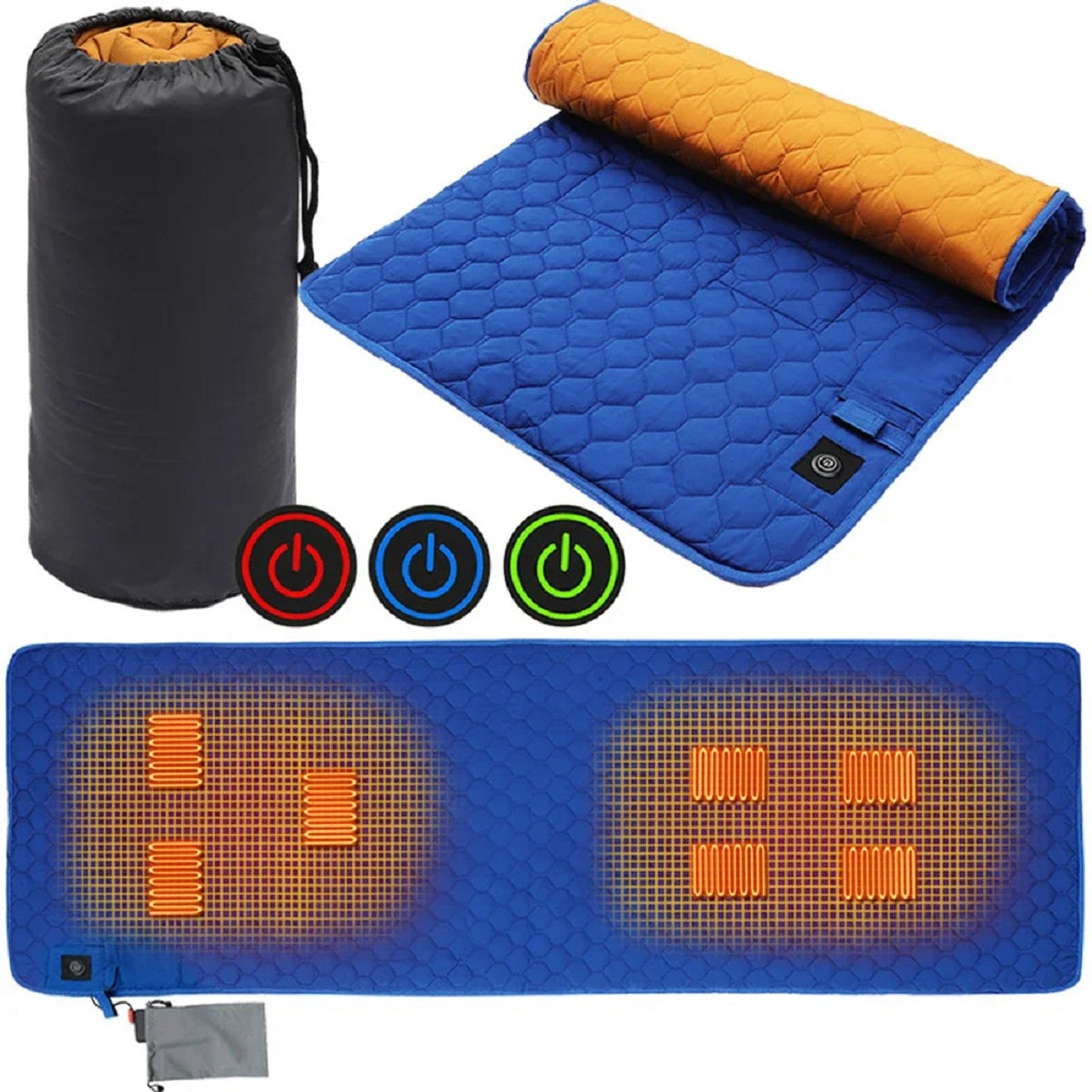 Electric Heating Camping Mat Warm Mattress Sleeping Pad