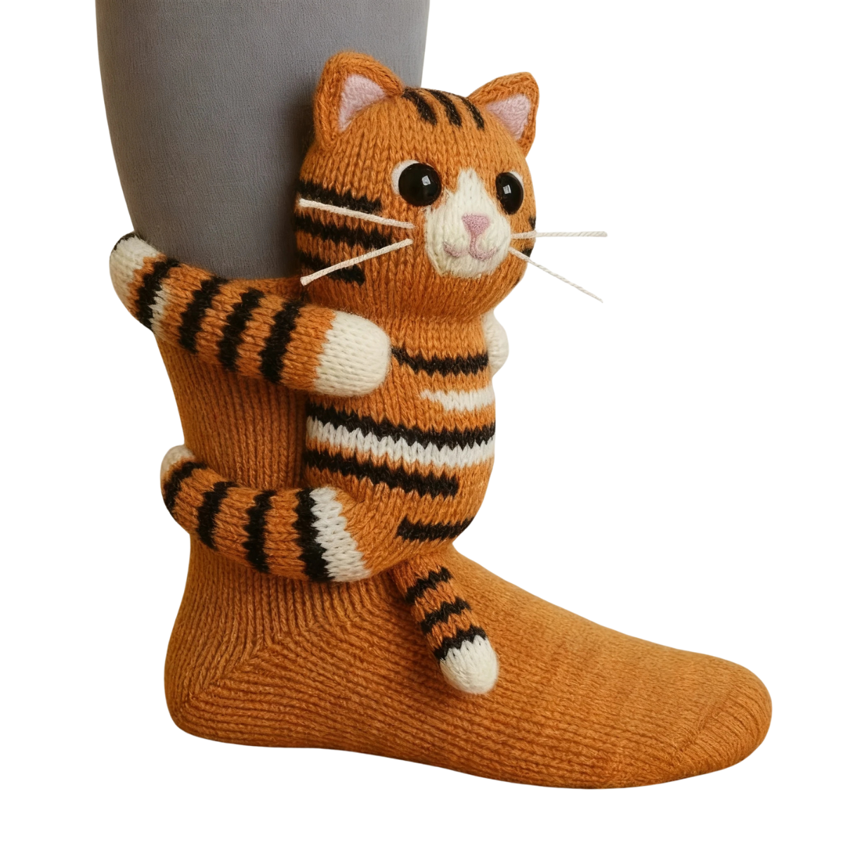 3D Knitted Animal Floor Socks - Cute Warm Winter Slippers
