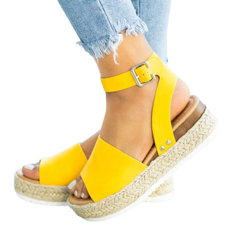 Women's Strap Buckle Platform Sandals