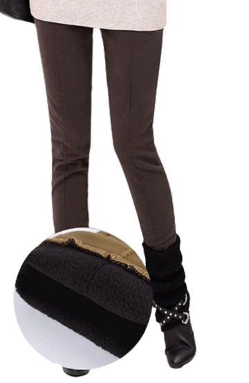 Skinny Thick Velvet Winter Pencil Pants