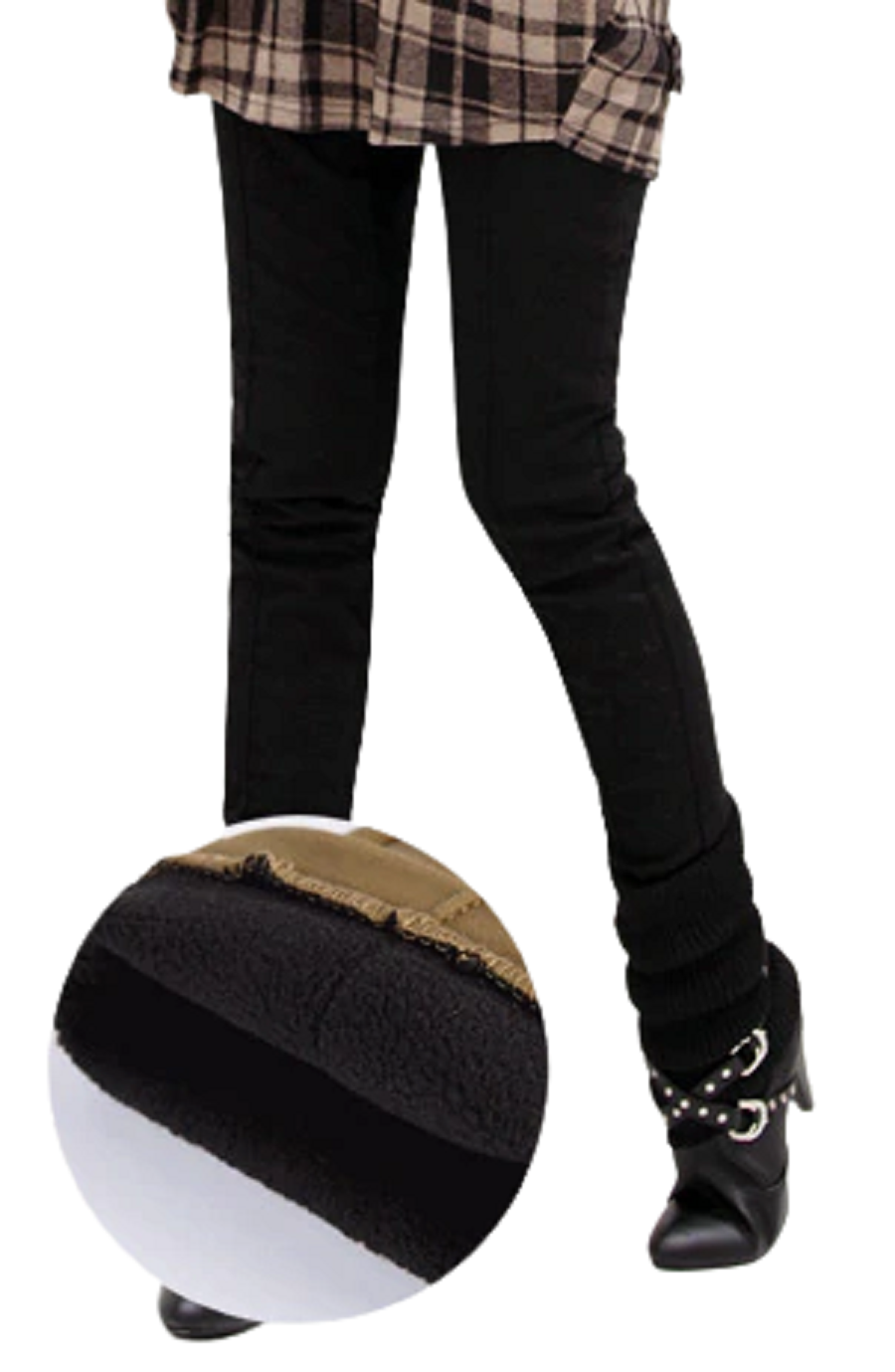 Skinny Thick Velvet Winter Pencil Pants