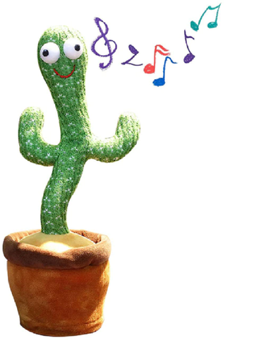 Electronic Dancing Singing Cactus Education Toys