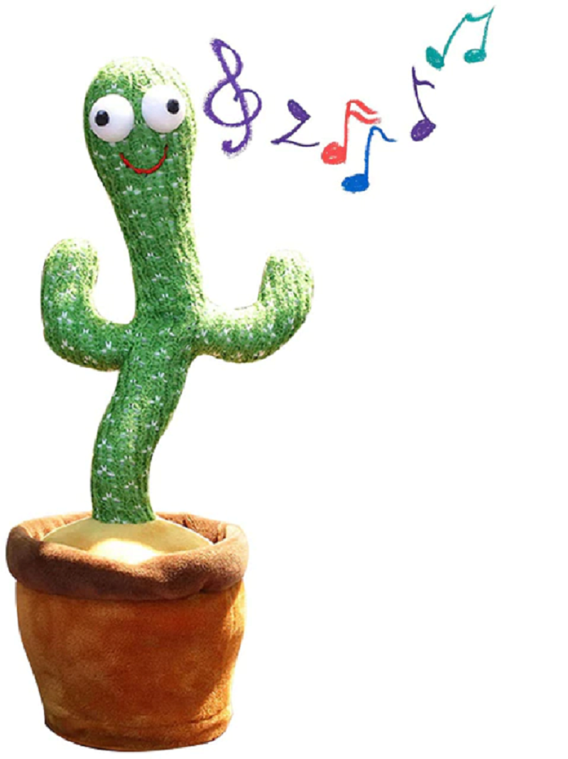 Electronic Dancing Singing Cactus Education Toys