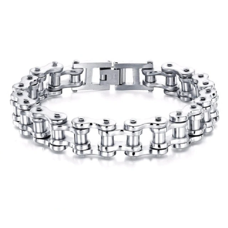 Men's Stainless Steel Biker Chain Bracelet