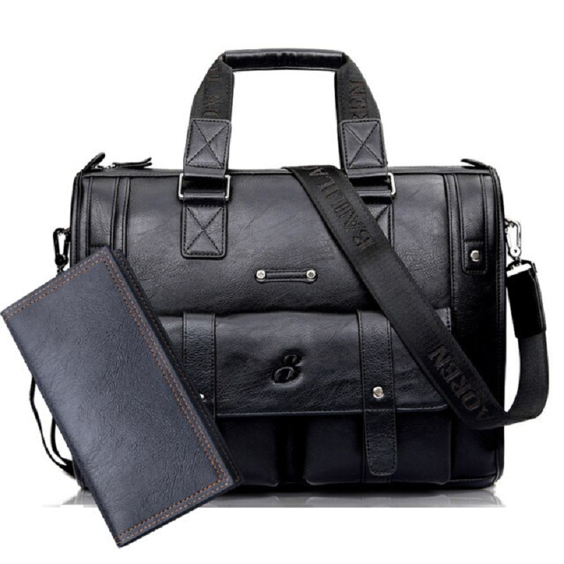 Men's Leather Messenger Bag