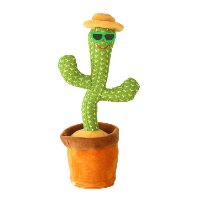Electronic Dancing Singing Cactus Education Toys