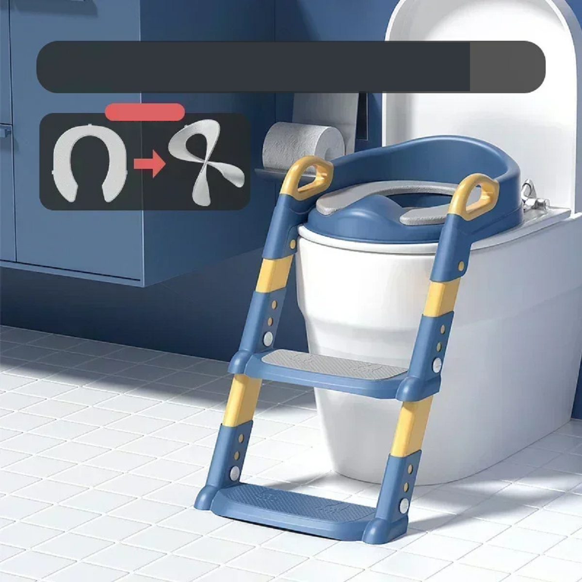 Toddler Toilet Seat with Step Stool Ladder