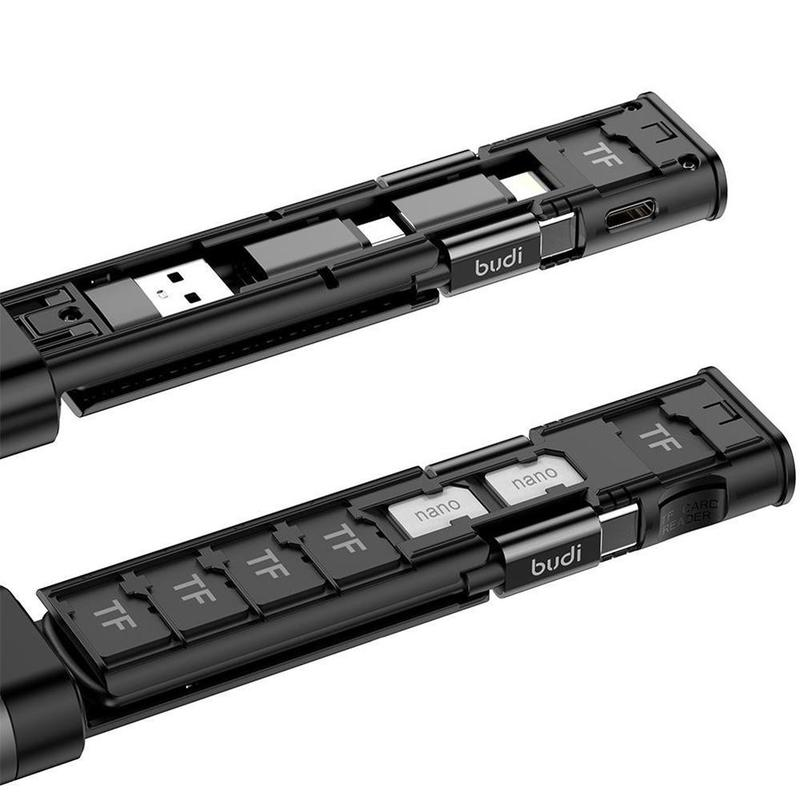 Multi-Function Smart Adapter Card Storage Data Cable USB Box