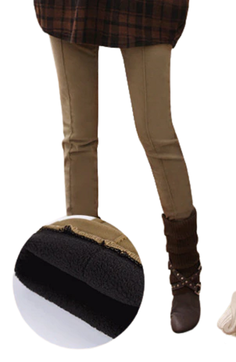 Skinny Thick Velvet Winter Pencil Pants