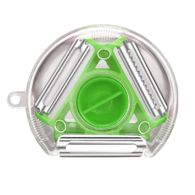3 in 1 Trio Peeler Slicer Stainless Steel Kitchen Tool