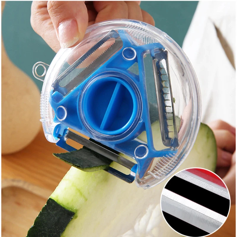 3 in 1 Trio Peeler Slicer Stainless Steel Kitchen Tool
