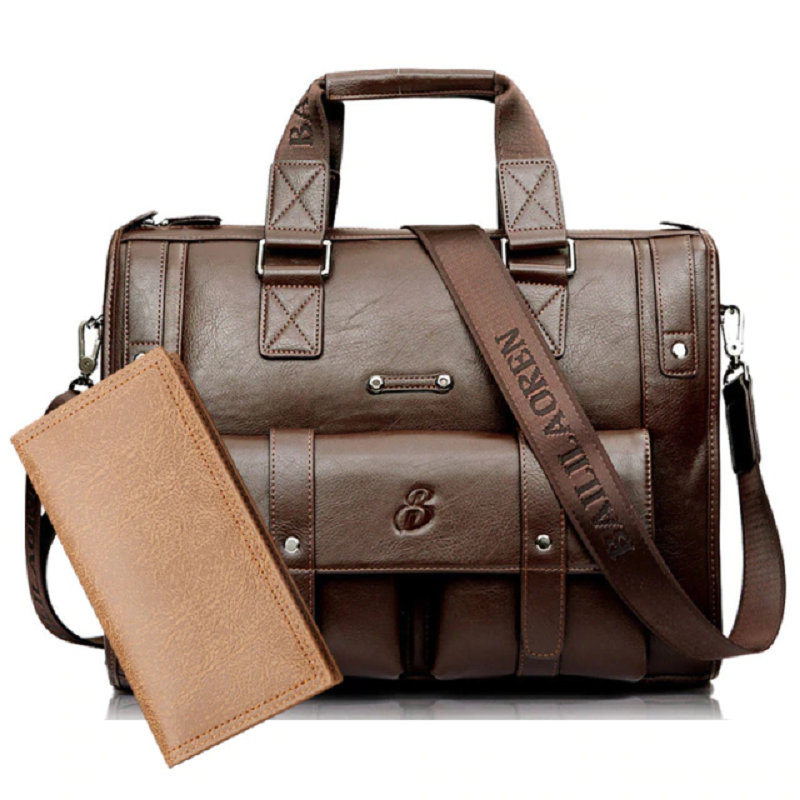 Men's Leather Messenger Bag