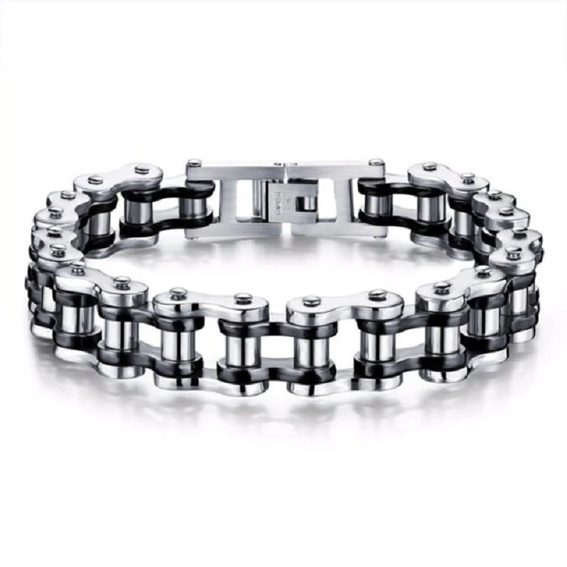 Men's Stainless Steel Biker Chain Bracelet