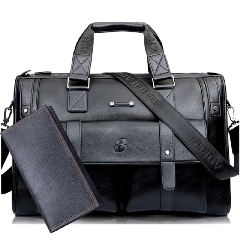 Men's Leather Messenger Bag