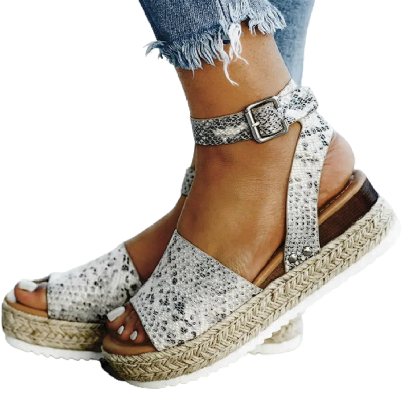 Women's Strap Buckle Platform Sandals