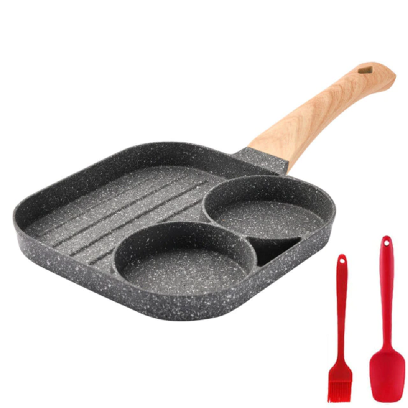 4-Cup Nonstick Egg Frying Pan