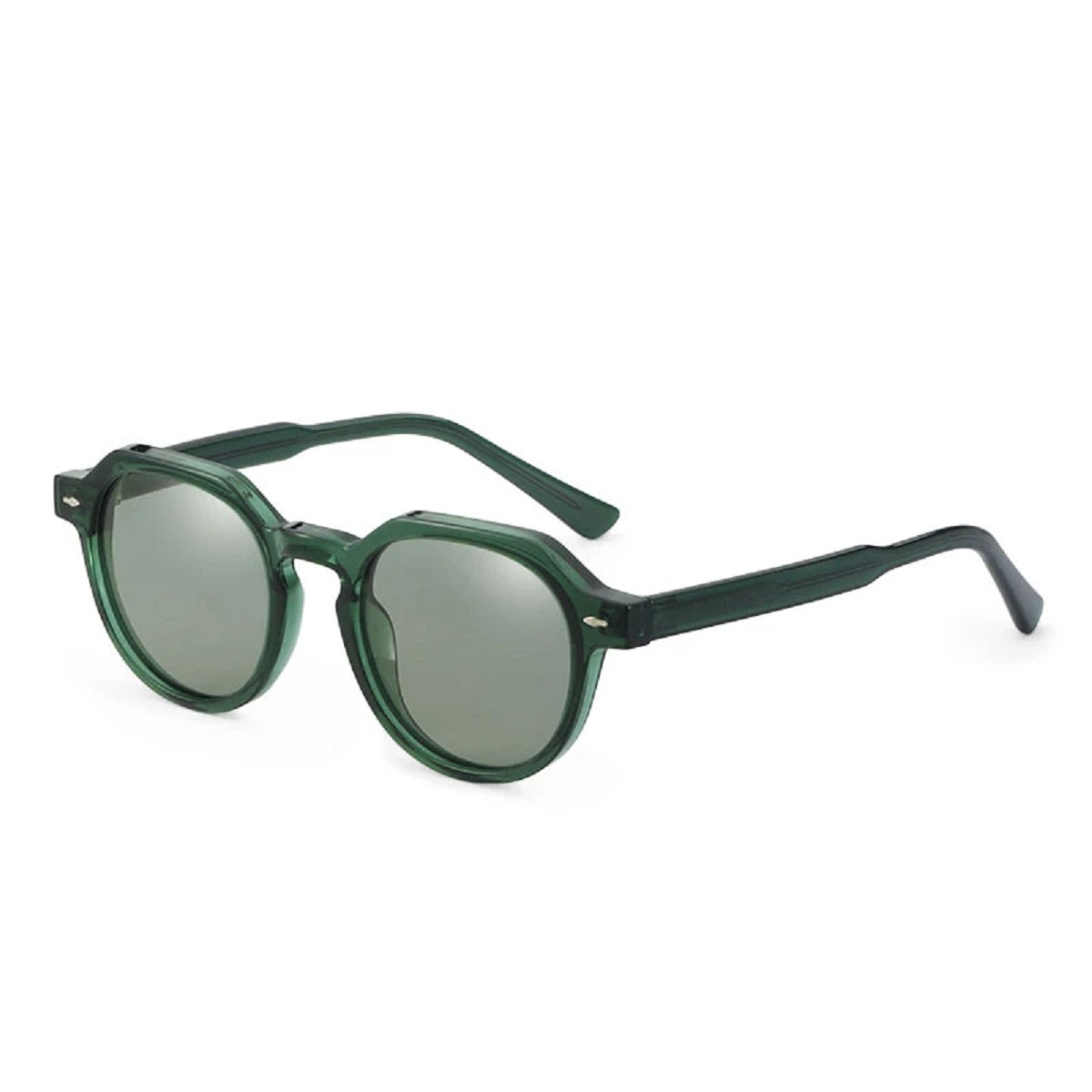 Vintage Polarized Acetate Sunglasses - Protection Eyewear for Men and Women