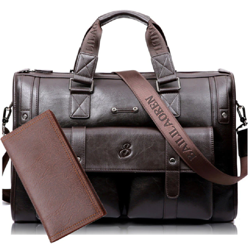 Men's Leather Messenger Bag