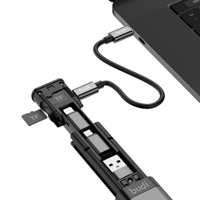 Multi-Function Smart Adapter Card Storage Data Cable USB Box
