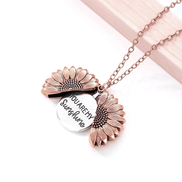 You Are My Sunshine Sunflower Creative Necklace