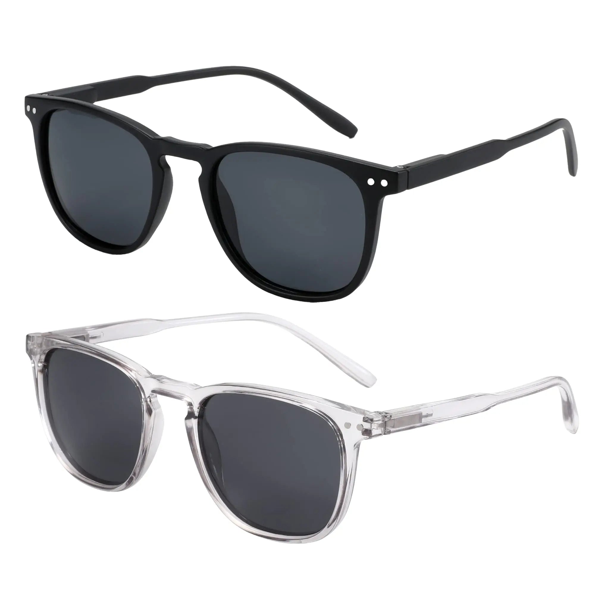 Vintage Retro Round Polarized Sunglasses for Men and Women