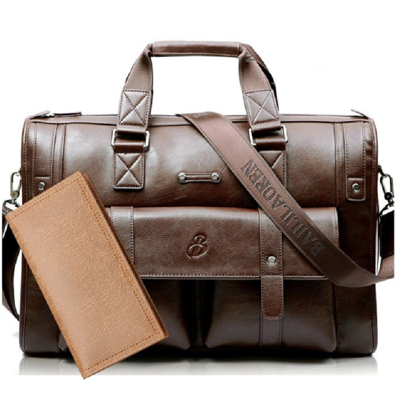 Men's Leather Messenger Bag
