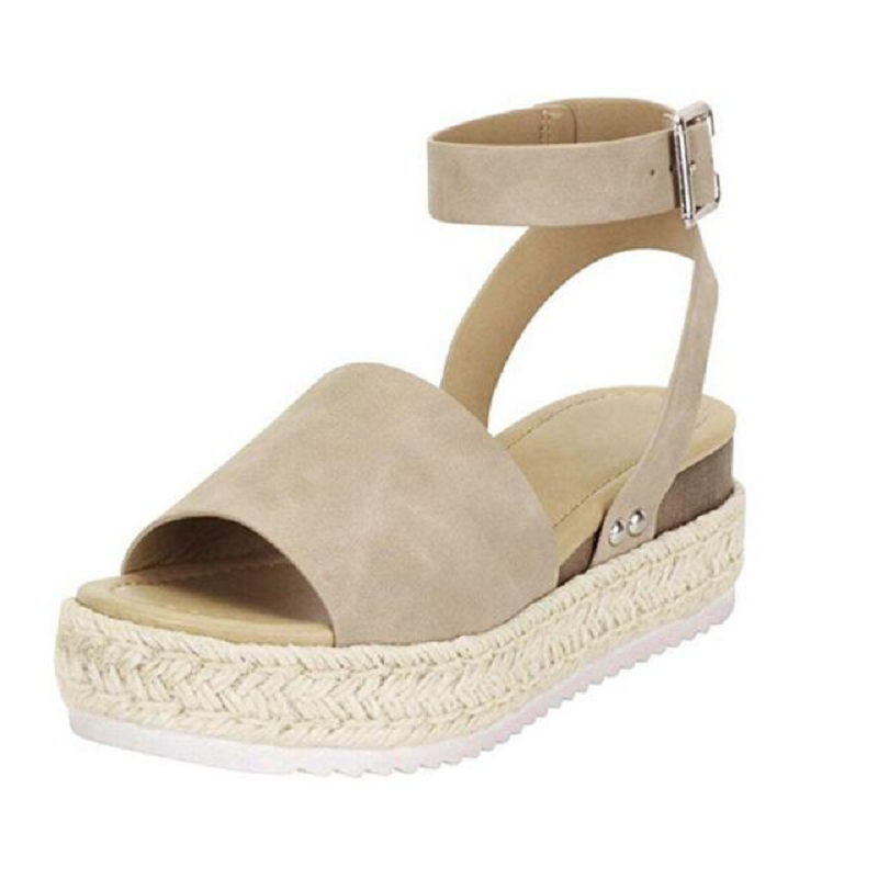 Women's Strap Buckle Platform Sandals