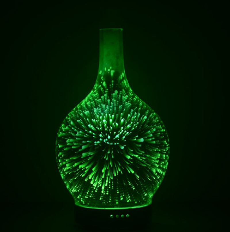 45°folor Light 3D Glass Star Pattern Aroma Diffuser