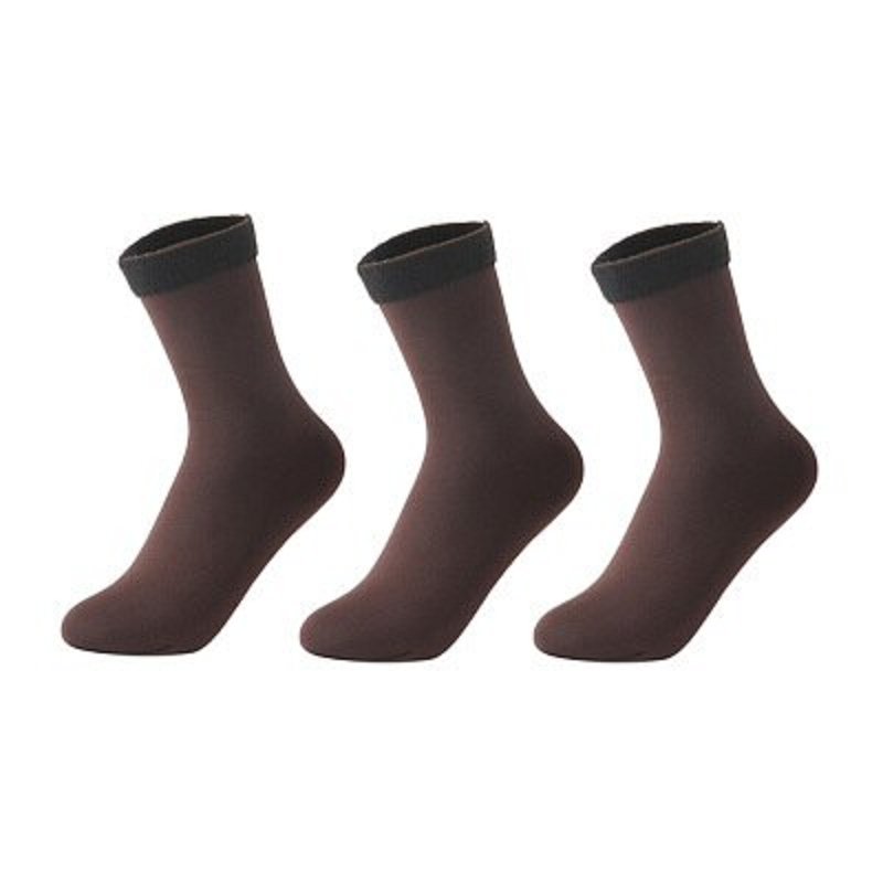 3 Pairs/set Winter Warm Thicken Thermal Nylon Socks