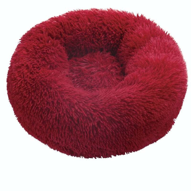 Long Plush Soft Round Pet Beds