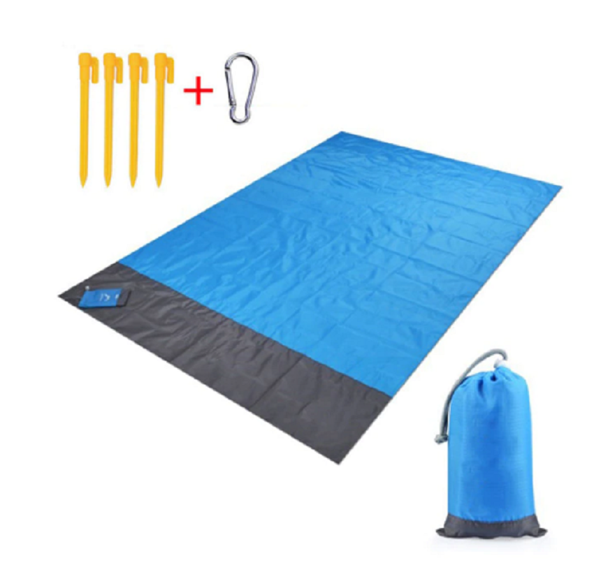 Portable Anti-Sand Beach Blanket - for Park, and Picnic