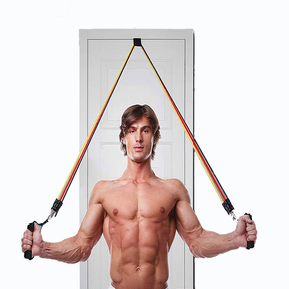 11 Pcs Yoga Pilates Resistance Band Set for Exercise