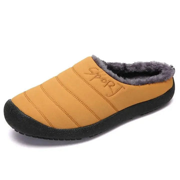 Warm Slippers with Thick Plush Shoes