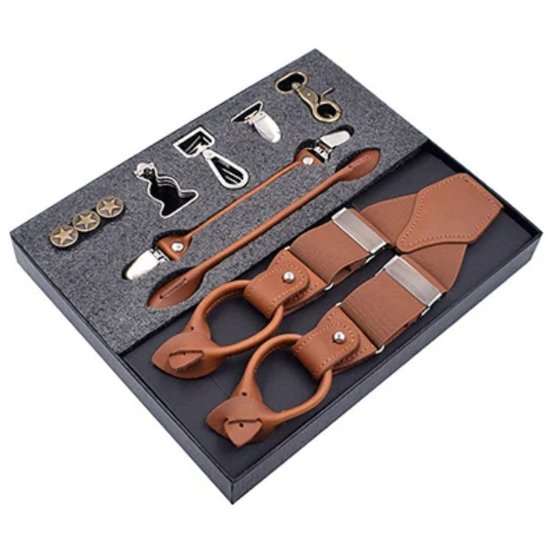 Adjustable Suspenders for Dress Pants Luxury Multi-Set